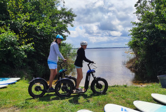 electrique scooter ride