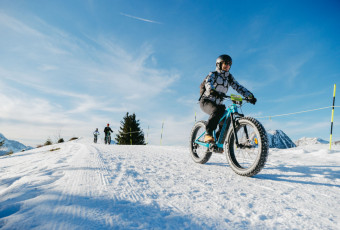 E-bike, snow, evolution2megève, private lesson