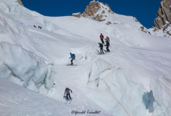 Descente Vallée Blanche