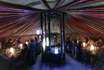 Evening in a Yurt