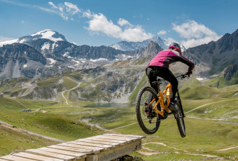 bike park lesson Tignes