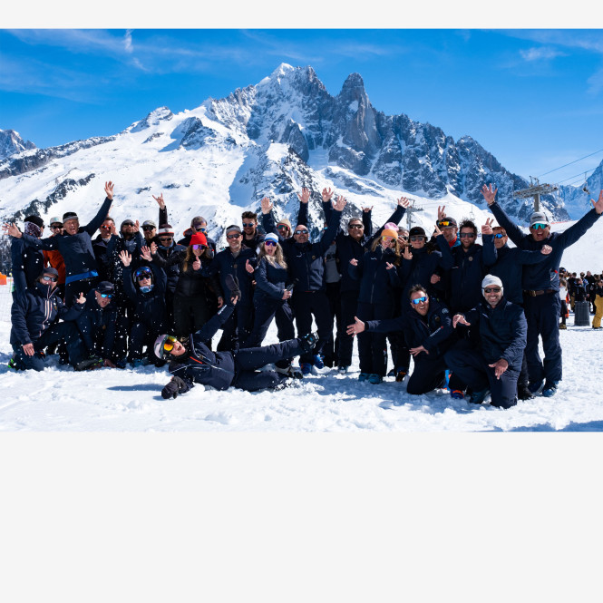 Evolution 2 Chamonix team