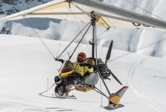 Microlight flight