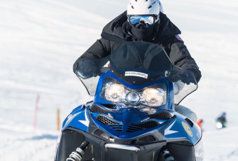 Snowmobiling