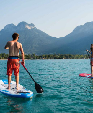 stand up paddle activity lake water