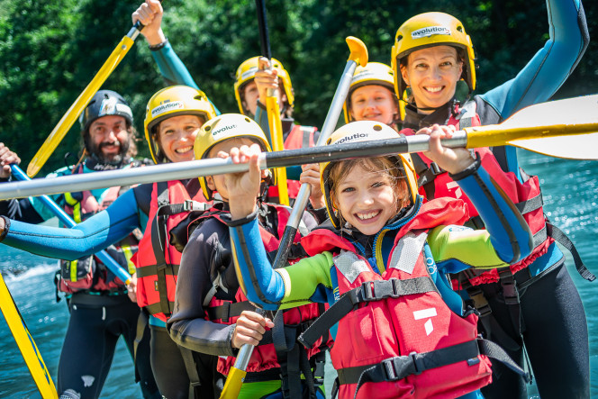 rafting savoie family activity