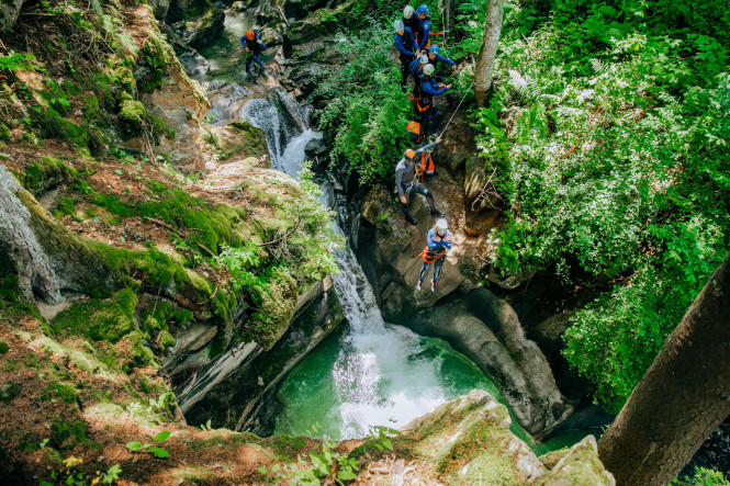 canyoning evolution 2 destination alps summer activity