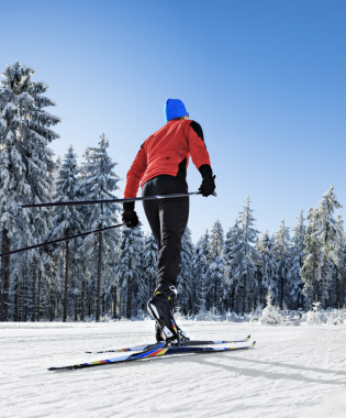 Your ski nordic lessons with Evolution 2