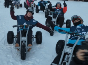 Mountain'kart sur neige